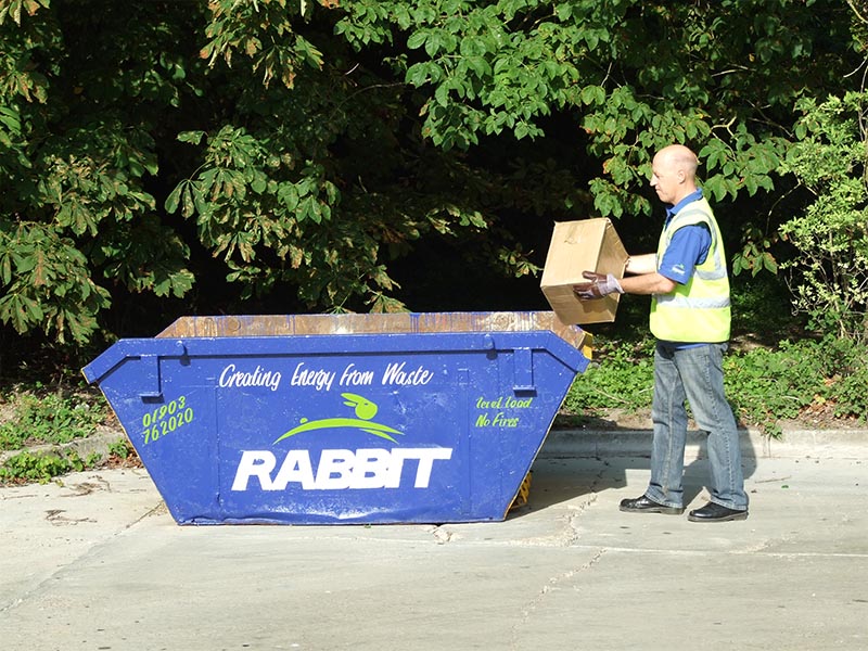 4 yard midi skip from Rabbit Skip Hire Sussex