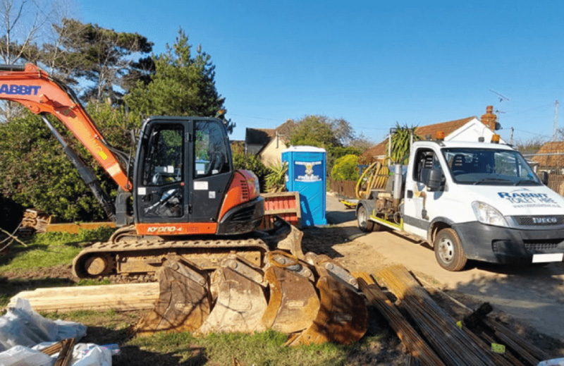 Toilet hire for construction in Sussex
